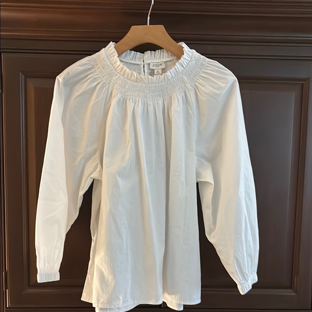 J. Crew Factory White Blouse